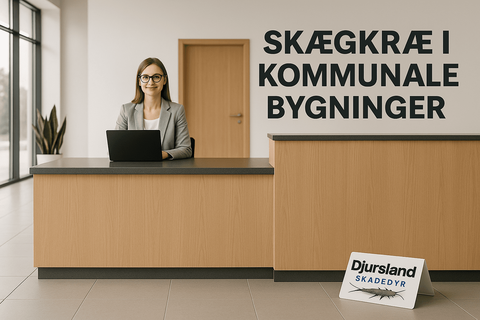 Illustration til side om skægkræ i kommunale bygninger og institutioner
