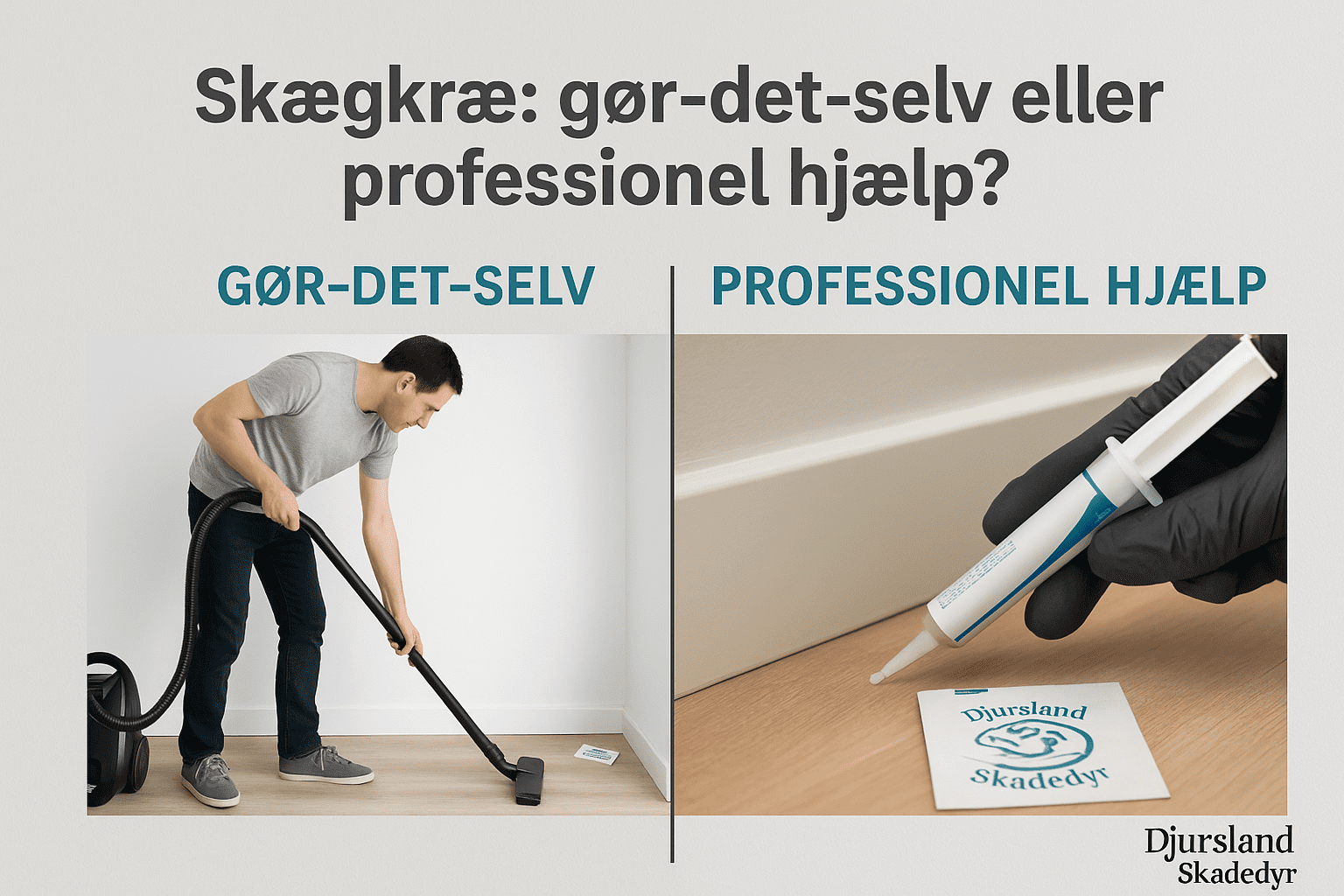 Illustration til side om gør-det-selv eller professionel hjælp mod skægkræ
