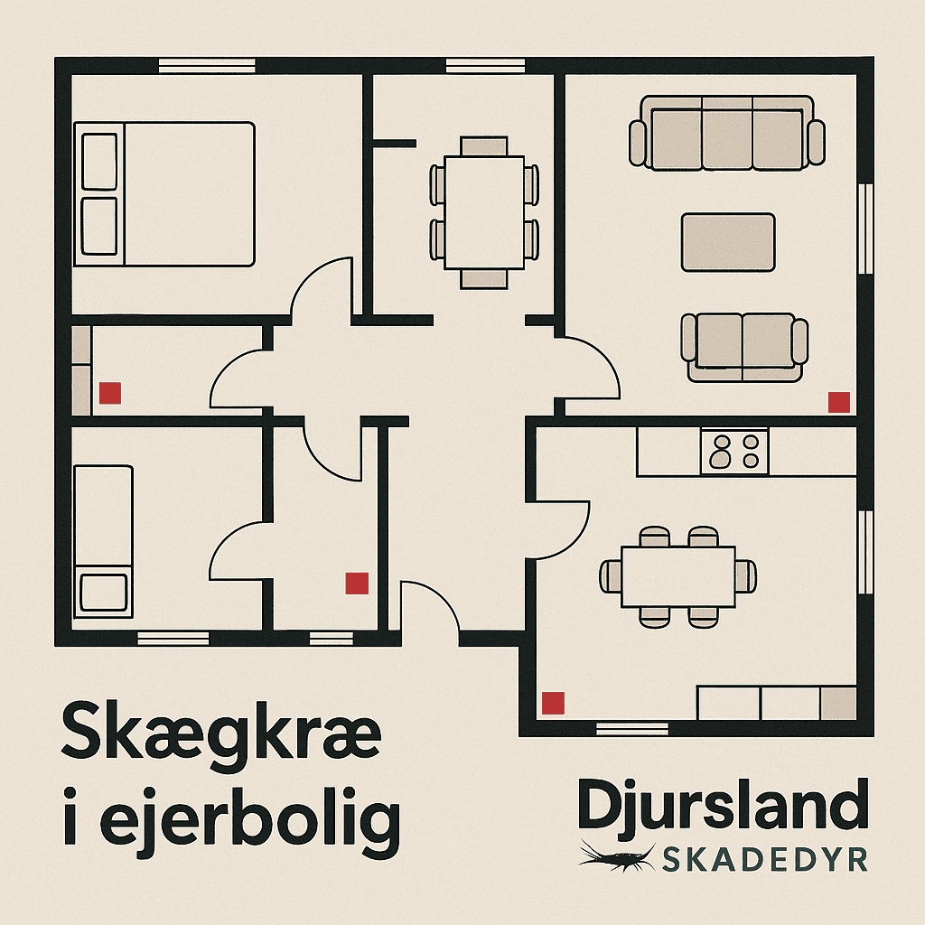 Illustration til side om skægkræ i ejerbolig