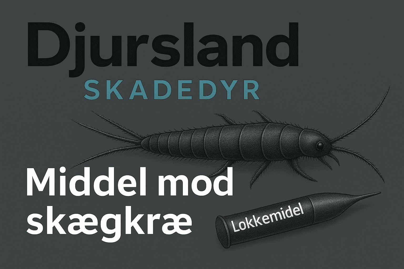 Oversigt over forskellige midler mod skægkræ, både giftfri løsninger, fælder og kemiske produkter.